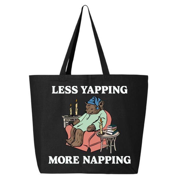 Middleclassfancy Less Yapping More Napping 25L Jumbo Tote
