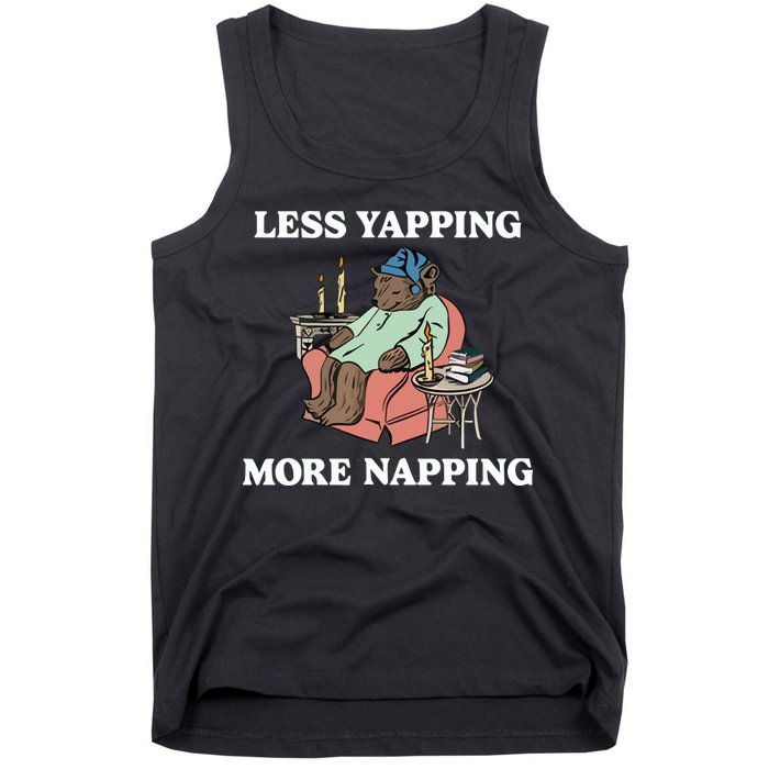 Middleclassfancy Less Yapping More Napping Tank Top