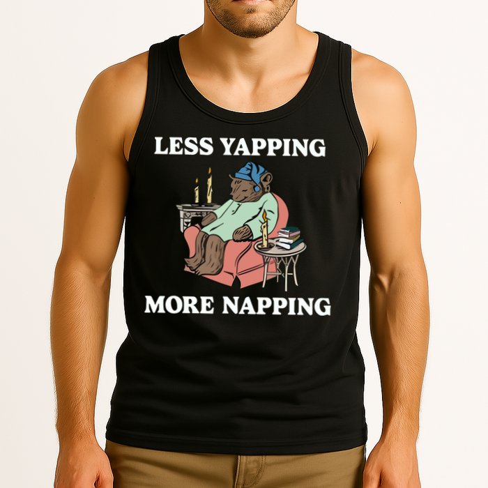 Middleclassfancy Less Yapping More Napping Tank Top