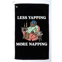 Middleclassfancy Less Yapping More Napping Golf Towel