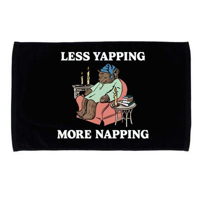 Middleclassfancy Less Yapping More Napping Microfiber Hand Towel