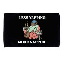 Middleclassfancy Less Yapping More Napping Microfiber Hand Towel