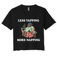 Middleclassfancy Less Yapping More Napping Crop Top
