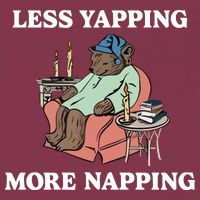 Middleclassfancy Less Yapping More Napping 16oz Travel Tumbler