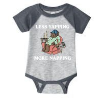 Middleclassfancy Less Yapping More Napping Infant Baby Jersey Bodysuit