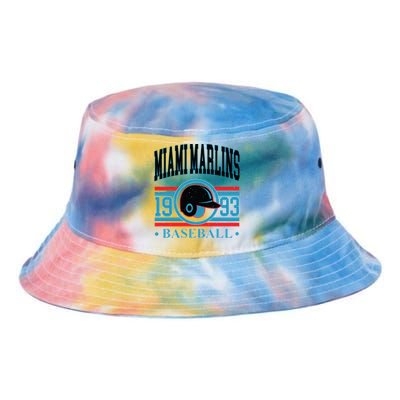 Miami Marlins 1993 Baseball Team Supporter Tie Dye Newport Bucket Hat