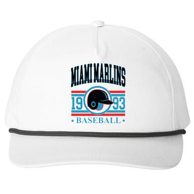 Miami Marlins 1993 Baseball Team Supporter Snapback Five-Panel Rope Hat