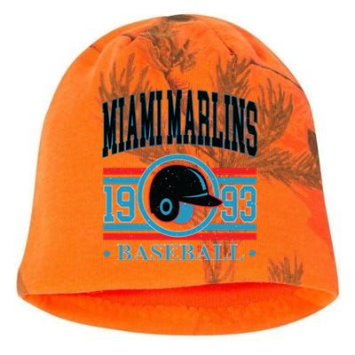 Miami Marlins 1993 Baseball Team Supporter Kati - Camo Knit Beanie