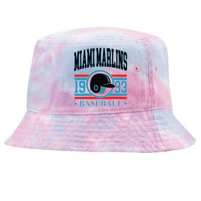 Miami Marlins 1993 Baseball Team Supporter Tie-Dyed Bucket Hat