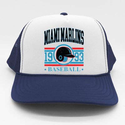 Miami Marlins 1993 Baseball Team Supporter Trucker Hat