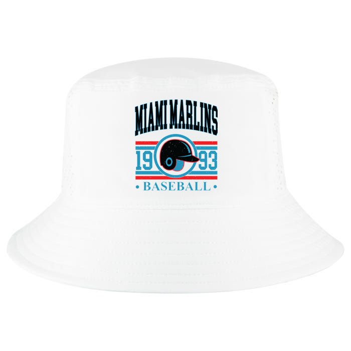 Miami Marlins 1993 Baseball Team Supporter Cool Comfort Performance Bucket Hat