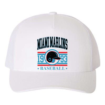 Miami Marlins 1993 Baseball Team Supporter Yupoong Adult 5-Panel Trucker Hat