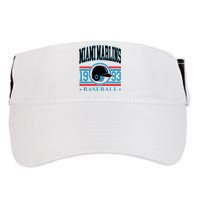 Miami Marlins 1993 Baseball Team Supporter Adult Drive Performance Visor