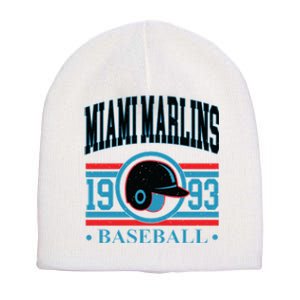 Miami Marlins 1993 Baseball Team Supporter Short Acrylic Beanie