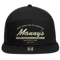 Manny&39;S Music 1935 7 Panel Mesh Trucker Snapback Hat