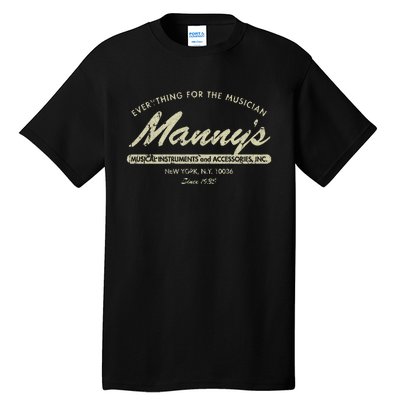 Manny&39;S Music 1935 Tall T-Shirt