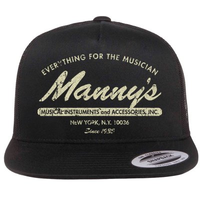 Manny&39;S Music 1935 Flat Bill Trucker Hat