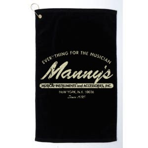 Manny&39;S Music 1935 Platinum Collection Golf Towel