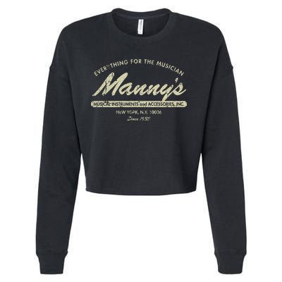 Manny&39;S Music 1935 Cropped Pullover Crew