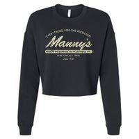 Manny&39;S Music 1935 Cropped Pullover Crew