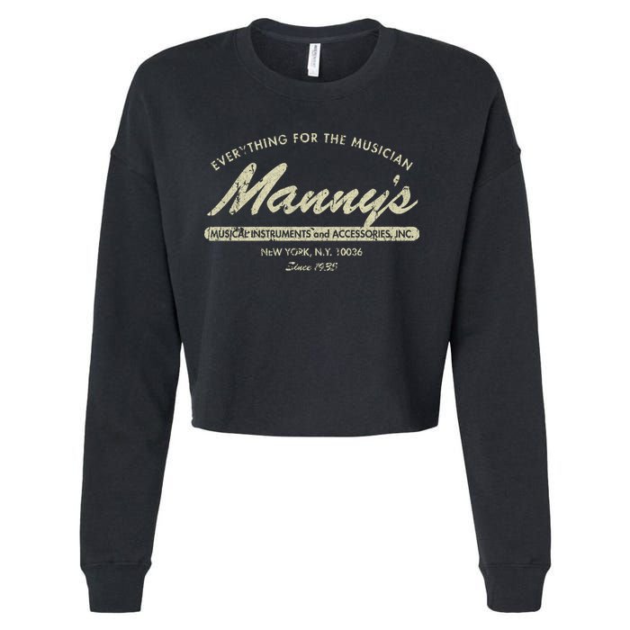 Manny&39;S Music 1935 Cropped Pullover Crew