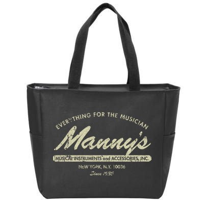 Manny&39;S Music 1935 Zip Tote Bag