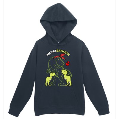 Momasaurus Moma 2 Dinosaur Mommy Mother's Day Urban Pullover Hoodie