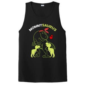 Mommysaurus Mommy 2 Dinosaur Mom Mother's Day PosiCharge Competitor Tank