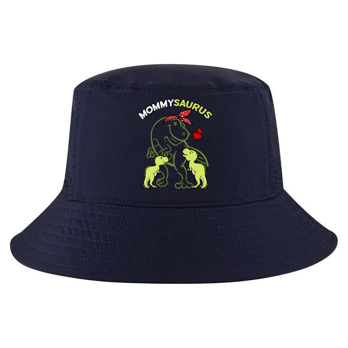 Mommysaurus Mommy 2 Dinosaur Mom Mother's Day Cool Comfort Performance Bucket Hat