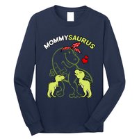 Mommysaurus Mommy 2 Dinosaur Mom Mother's Day Long Sleeve Shirt