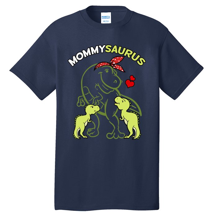 Mommysaurus Mommy 2 Dinosaur Mom Mother's Day Tall T-Shirt