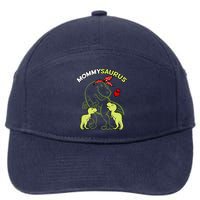 Mommysaurus Mommy 2 Dinosaur Mom Mother's Day 7-Panel Snapback Hat