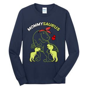 Mommysaurus Mommy 2 Dinosaur Mom Mother's Day Tall Long Sleeve T-Shirt