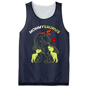 Mommysaurus Mommy 2 Dinosaur Mom Mother's Day Mesh Reversible Basketball Jersey Tank