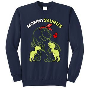 Mommysaurus Mommy 2 Dinosaur Mom Mother's Day Tall Sweatshirt