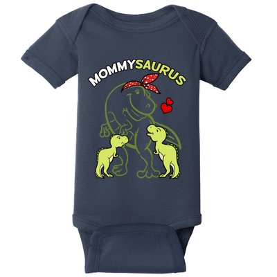 Mommysaurus Mommy 2 Dinosaur Mom Mother's Day Baby Bodysuit