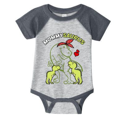 Mommysaurus Mommy 2 Dinosaur Mom Mother's Day Infant Baby Jersey Bodysuit