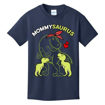 Mommysaurus Mommy 2 Dinosaur Mom Mother's Day Kids T-Shirt