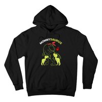 Mommysaurus Mommy 2  Dinosaur Mom Mother's Day Hoodie