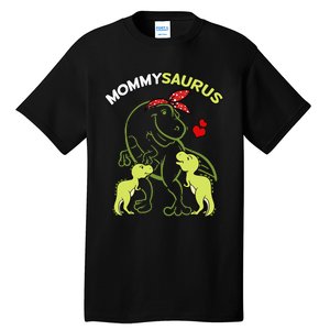 Mommysaurus Mommy 2  Dinosaur Mom Mother's Day Tall T-Shirt