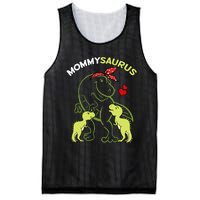 Mommysaurus Mommy 2  Dinosaur Mom Mother's Day Mesh Reversible Basketball Jersey Tank