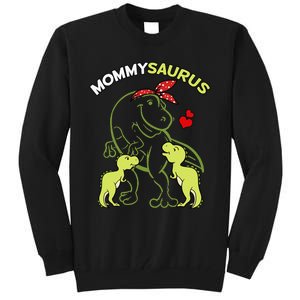 Mommysaurus Mommy 2  Dinosaur Mom Mother's Day Tall Sweatshirt