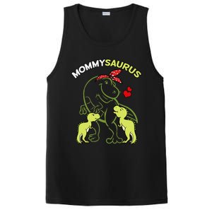 Mommysaurus Mommy 2  Dinosaur Mom Mother's Day PosiCharge Competitor Tank