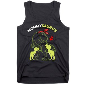 Mommysaurus Mommy 2  Dinosaur Mom Mother's Day Tank Top