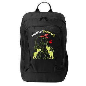 Mommysaurus Mommy 2 Dinosaur Mom Mothers Day Gift City Backpack