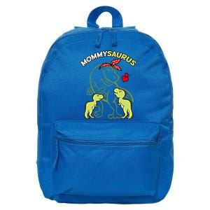 Mommysaurus Mommy 2 Dinosaur Mom Mothers Day Gift 16 in Basic Backpack