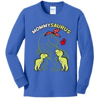 Mommysaurus Mommy 2 Dinosaur Mom Mothers Day Gift Kids Long Sleeve Shirt