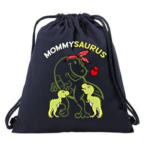 Mommysaurus Mommy 2 Dinosaur Mom Mothers Day Gift Drawstring Bag