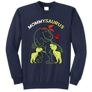 Mommysaurus Mommy 2 Child Dinosaur Mom Mothers Day Sweatshirt