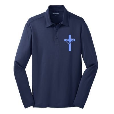 Mebs Merch 2.0 Silk Touch Performance Long Sleeve Polo